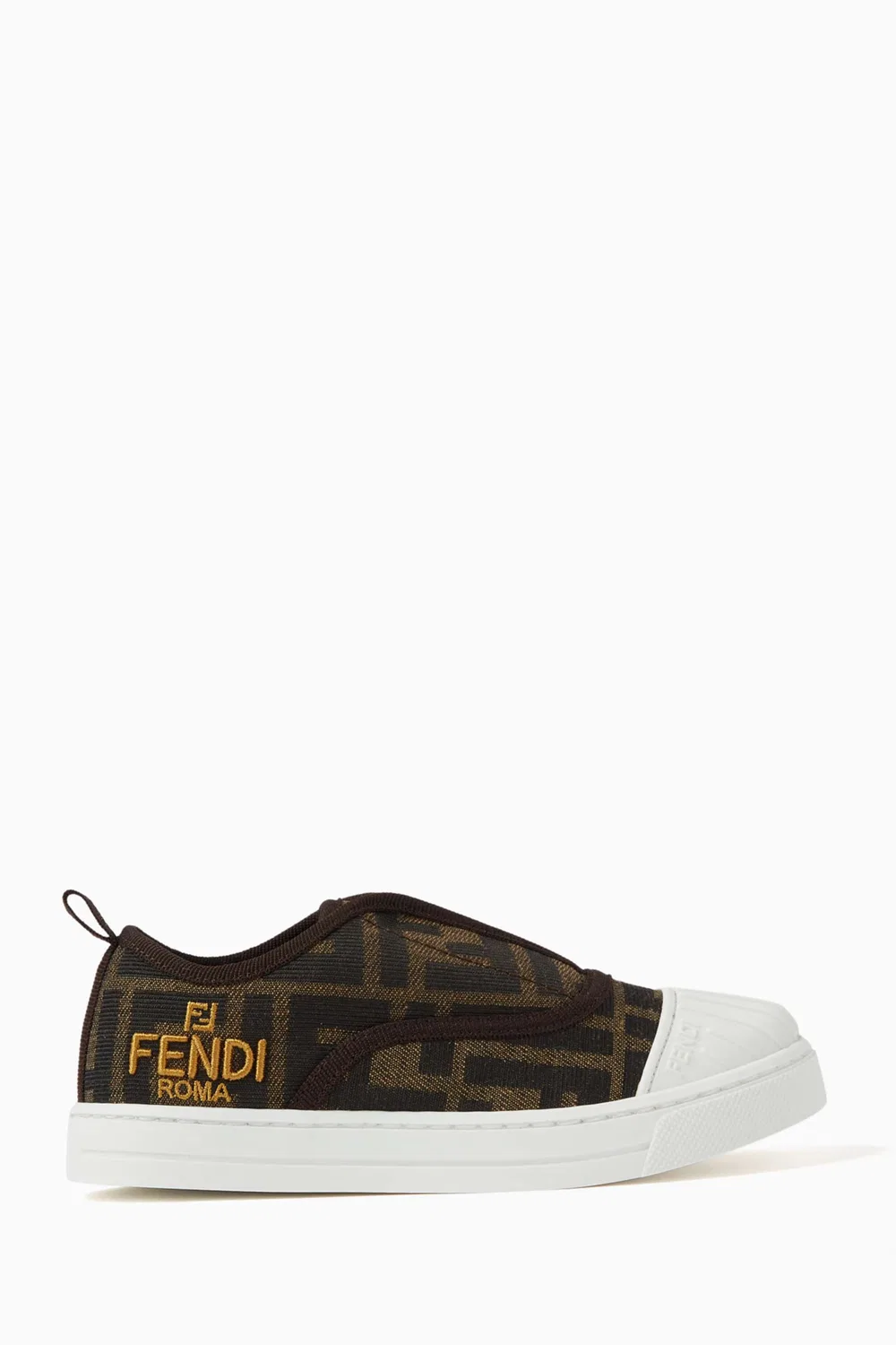 Кроссовки из хлопка FF Monogram Fendi — фото 3