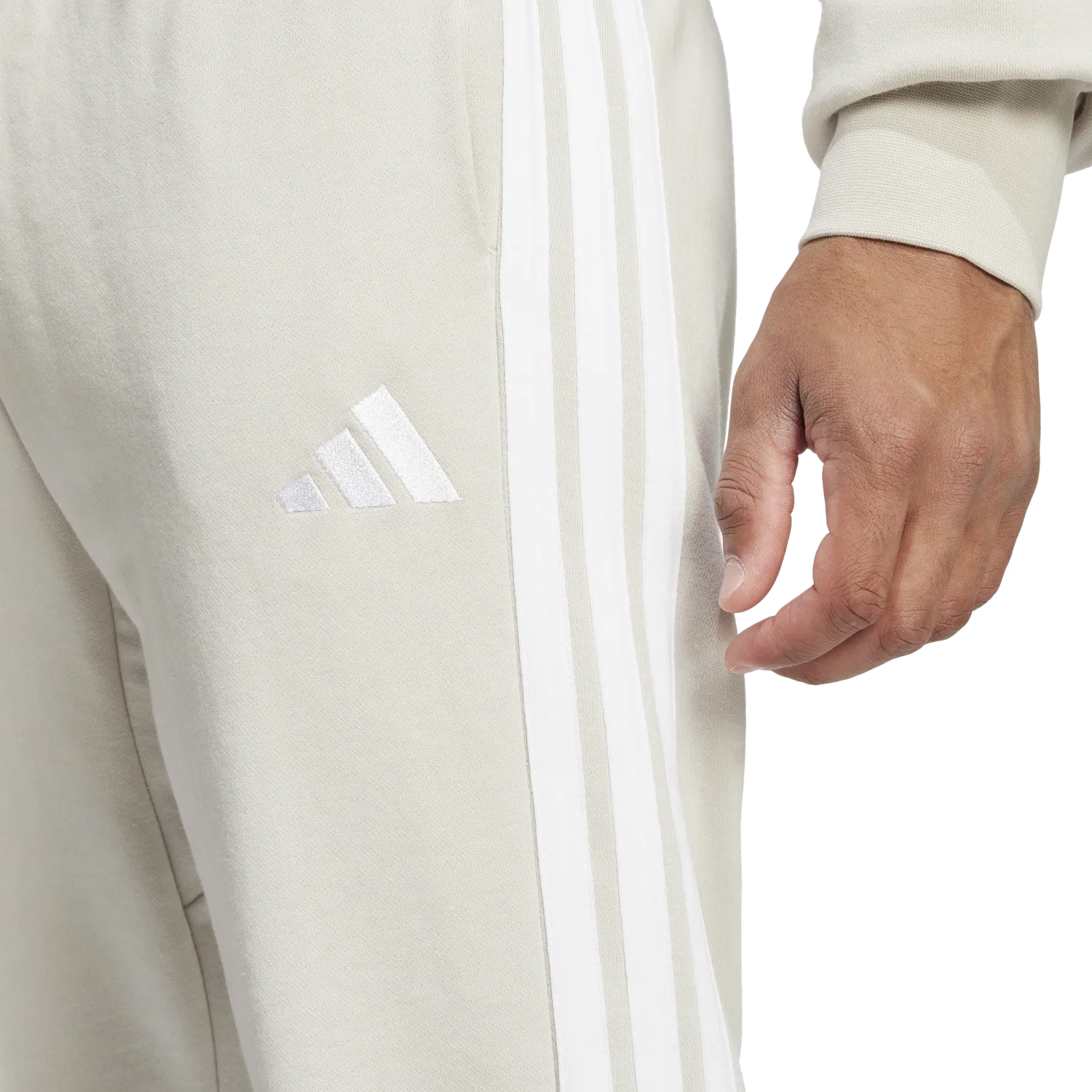 Мужские спортивные штаны Adidas, белый — фото 4