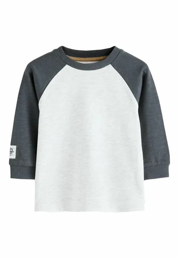 Футболка с длинным рукавом Regular Fit Next, серый — фото 3