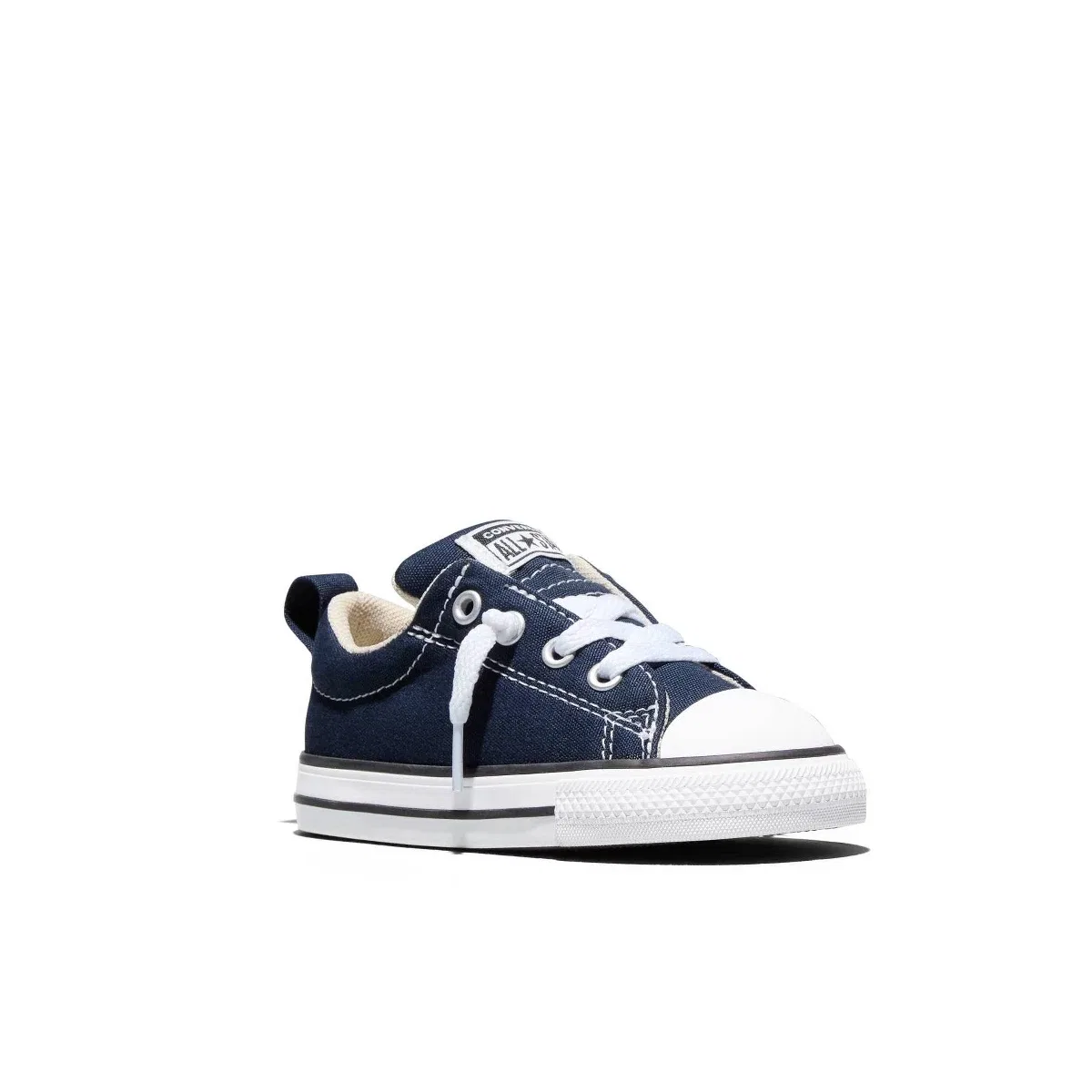 Детские кеды для девочек с принтом Converse, Navy Blue — фото 4