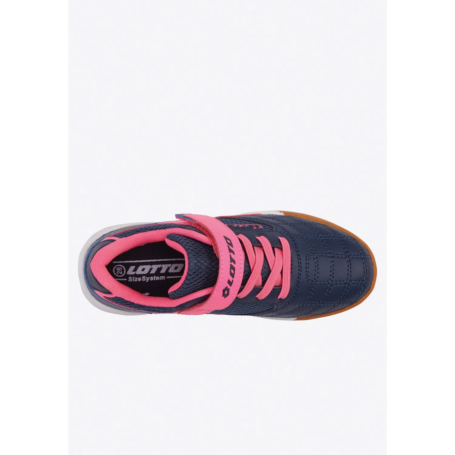 Детские спортивные кроссовки с неокрашивающей подошвой Lotto, Navy/Pink — фото 3