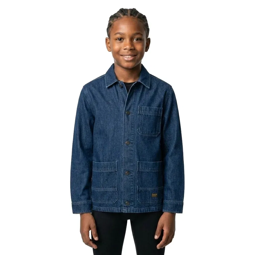 Детская джинсовая рубашка для мальчиков с длинным рукавом Jack & jones, Blue