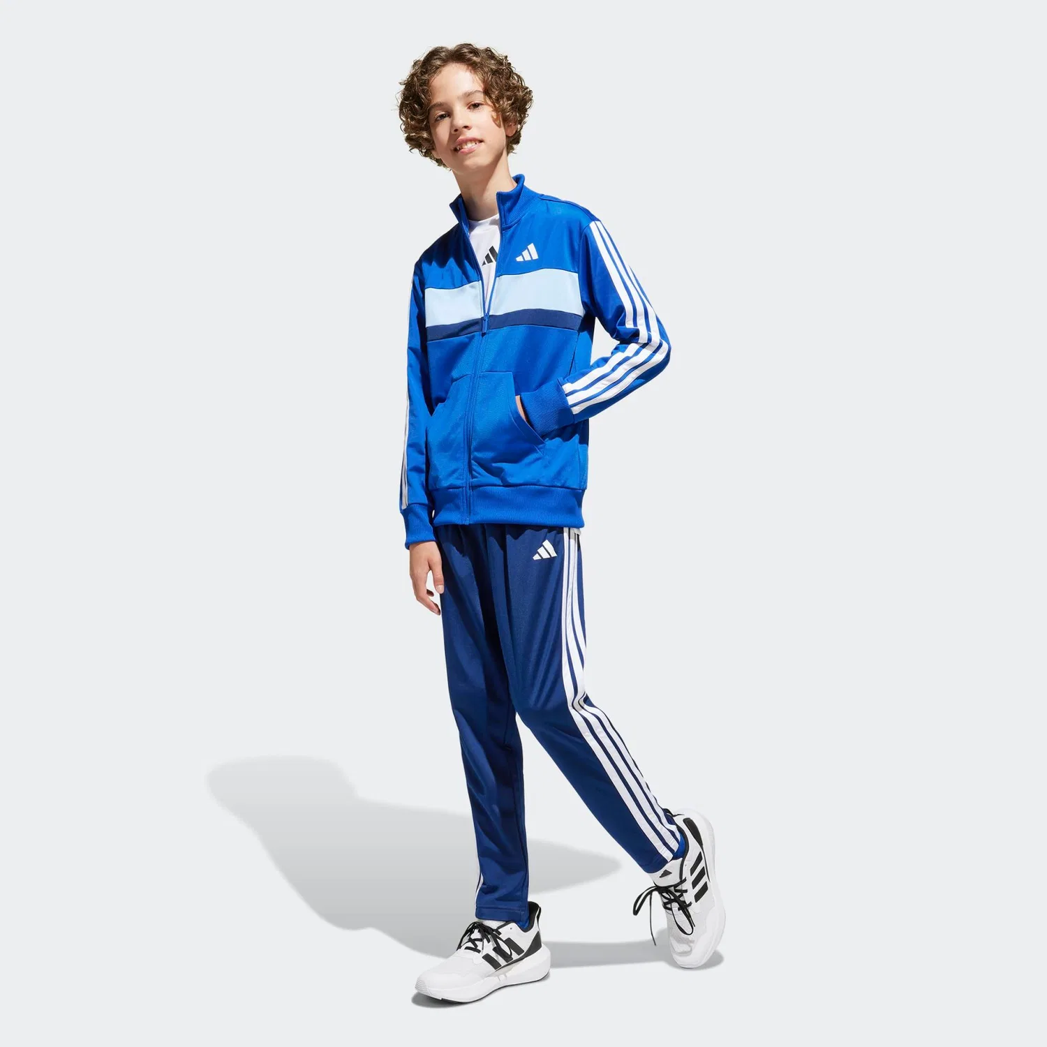 Детский спортивный костюм Tiberio Adidas, Blau / Weiss — фото 3