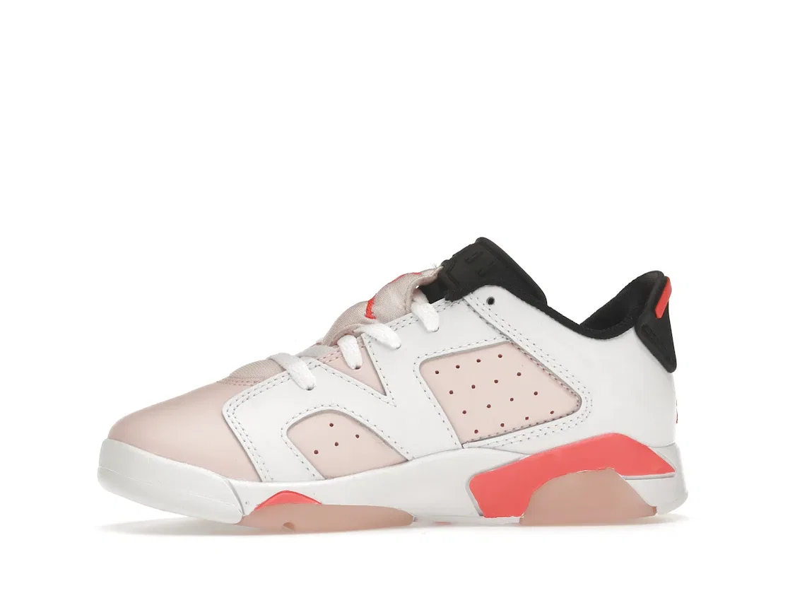 Детские кроссовки Lifestyle Jordan 6 Low Jordan, White/Infrared 23/Black/Atmosphere — фото 3
