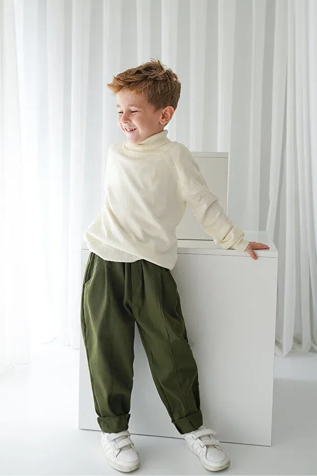 Детский комплект брюк-карго для девочек из 2 штук Catz Kids, Khaki Coffee — фото 2