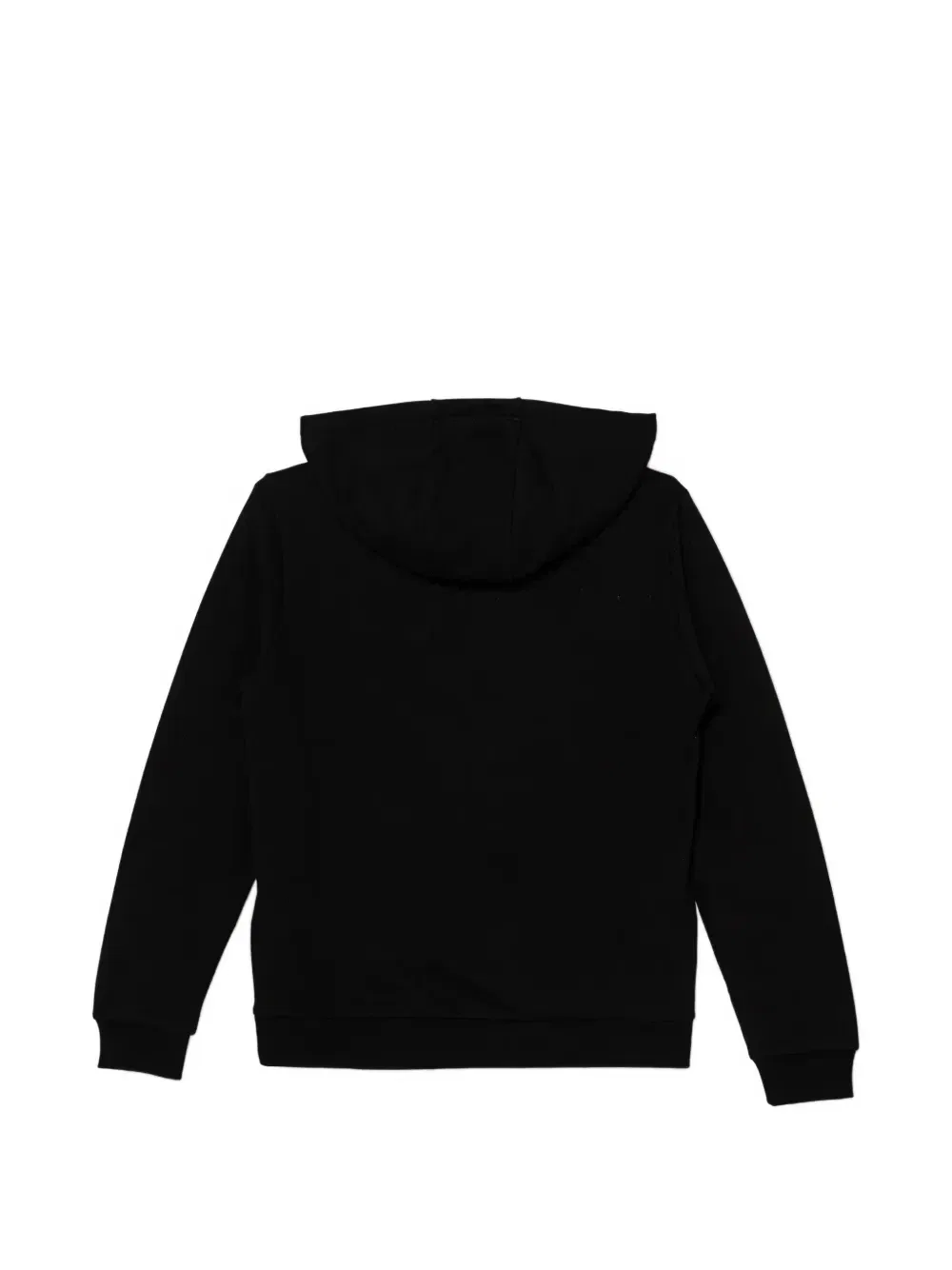 Спортивный костюм с капюшоном и логотипом Emporio Armani Kids, черный — фото 4