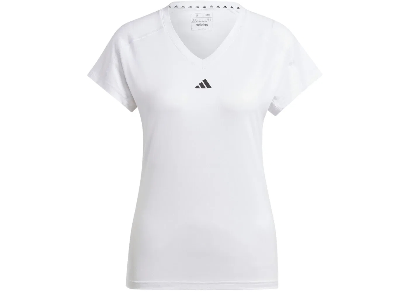 Женская футболка с V-образным вырезом Tee Adidas, White