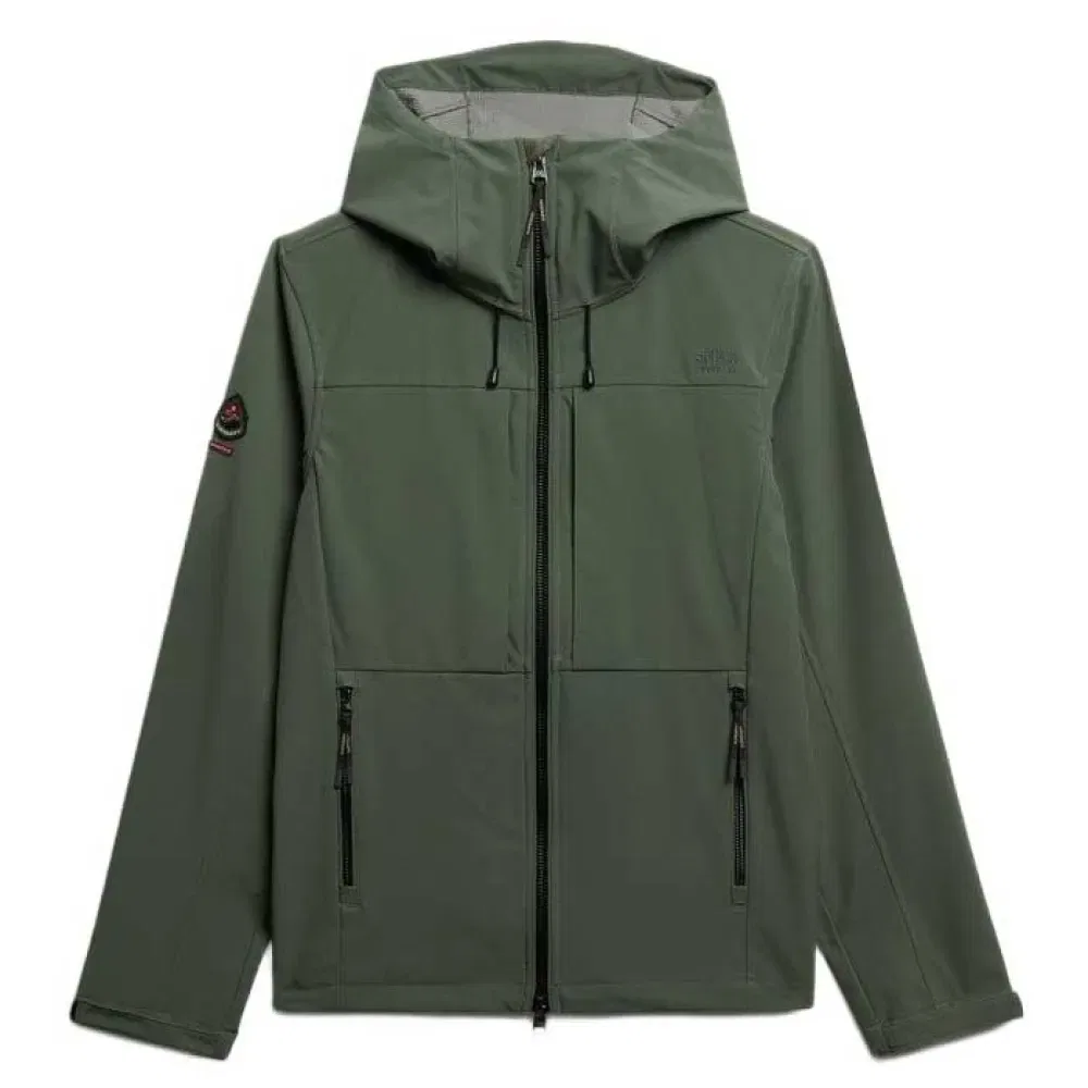 Куртка Softshell Trekker Superdry, зеленый