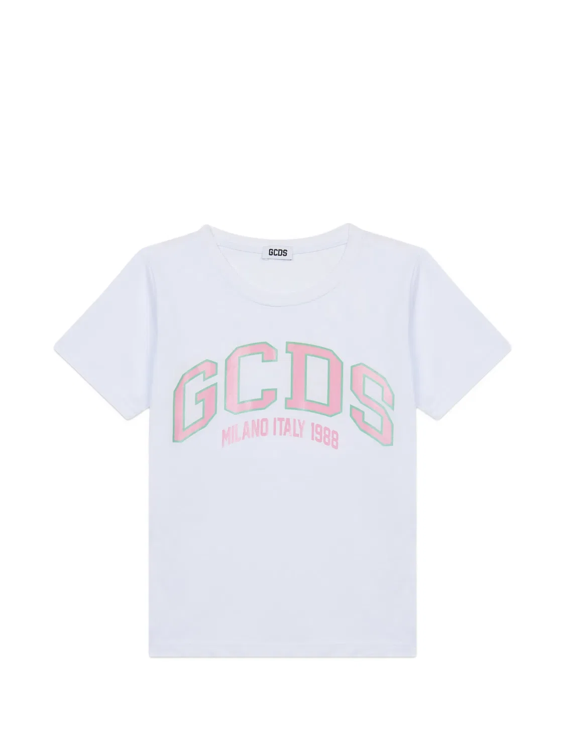 Футболка хлопковая белая GCDS, белый