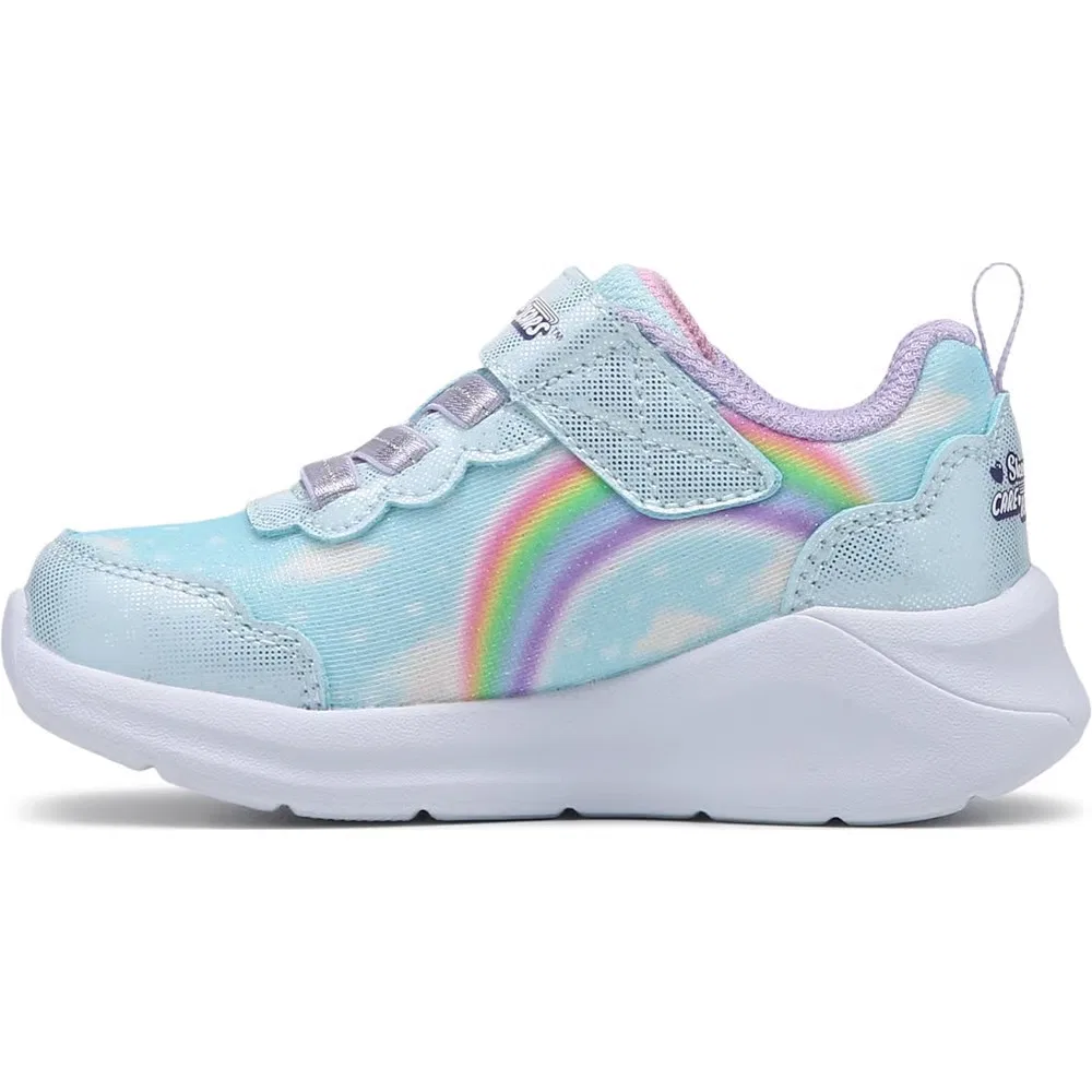 Детские светящиеся кроссовки Care Bear Skechers, Blue Multi Care Bear — фото 3