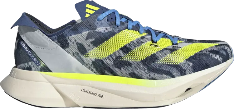 Кроссовки Wmns Adizero Adios Pro 3 'Road to Records Pack', синий