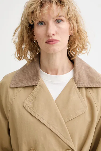 Плащ Bree Classic Long Trench Levi's, бежевый — фото 4
