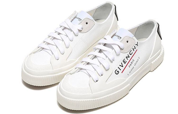 Женские теннисные легкие кроссовки «Address Logo Print - белые» Givenchy — фото 3