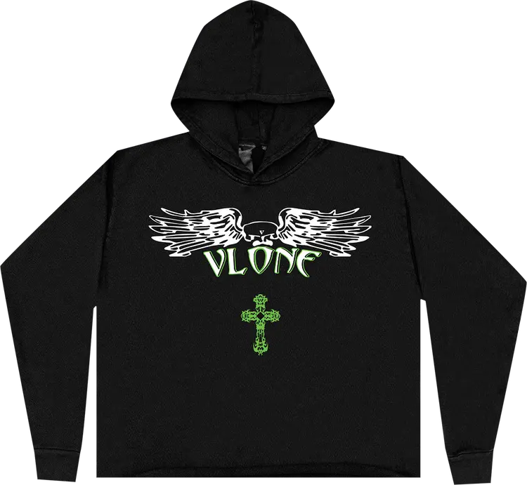 

Худи Vlone Support Hoodie 'Black', черный