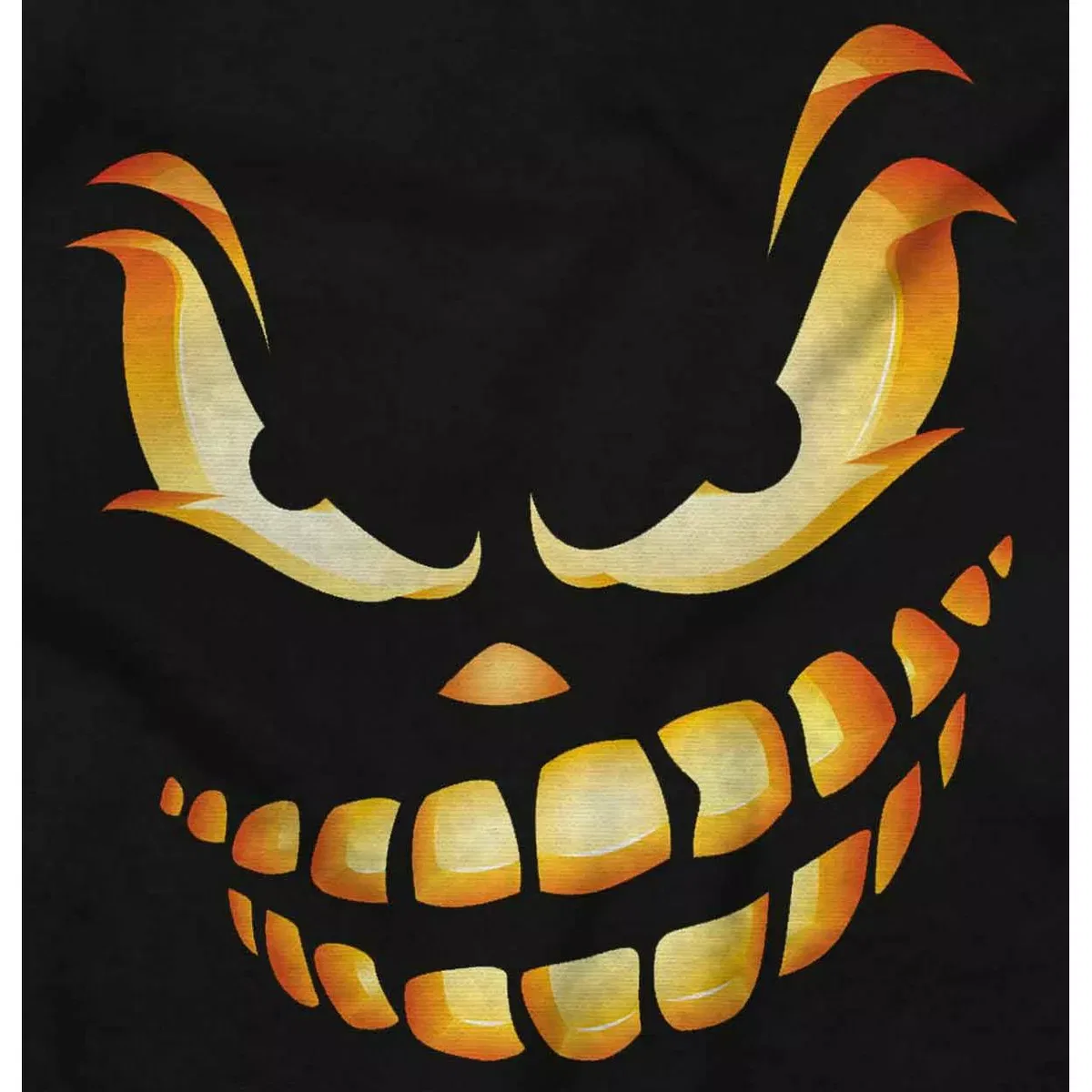 Детский боди-комбинезон с принтом Halloween Evil Pumpkin Brisco Brands, Black — фото 2