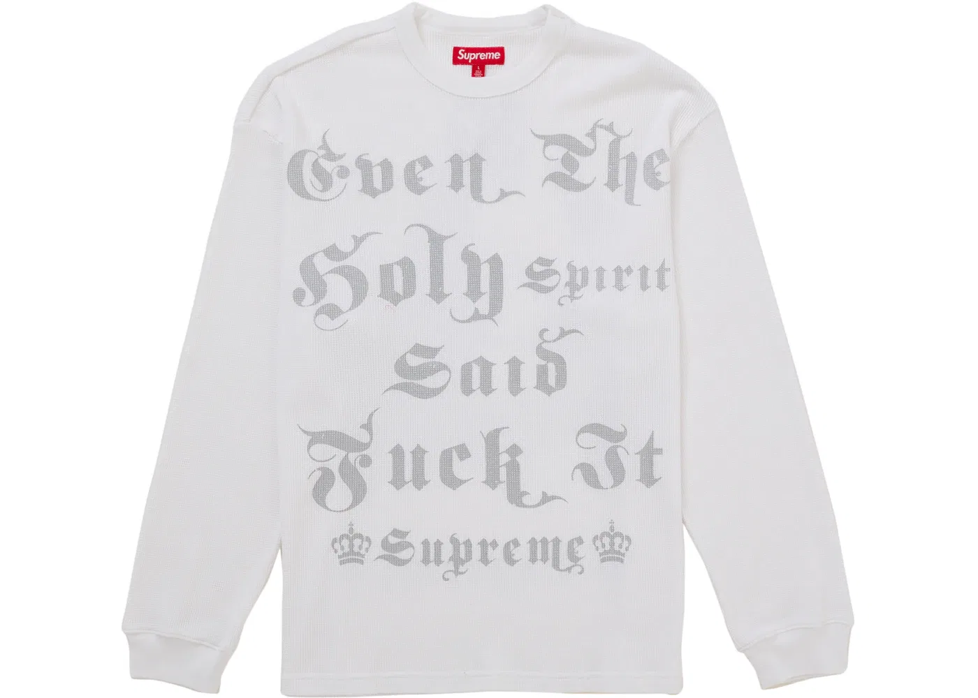Мужская футболка с длинным рукавом Thermal Supreme, White