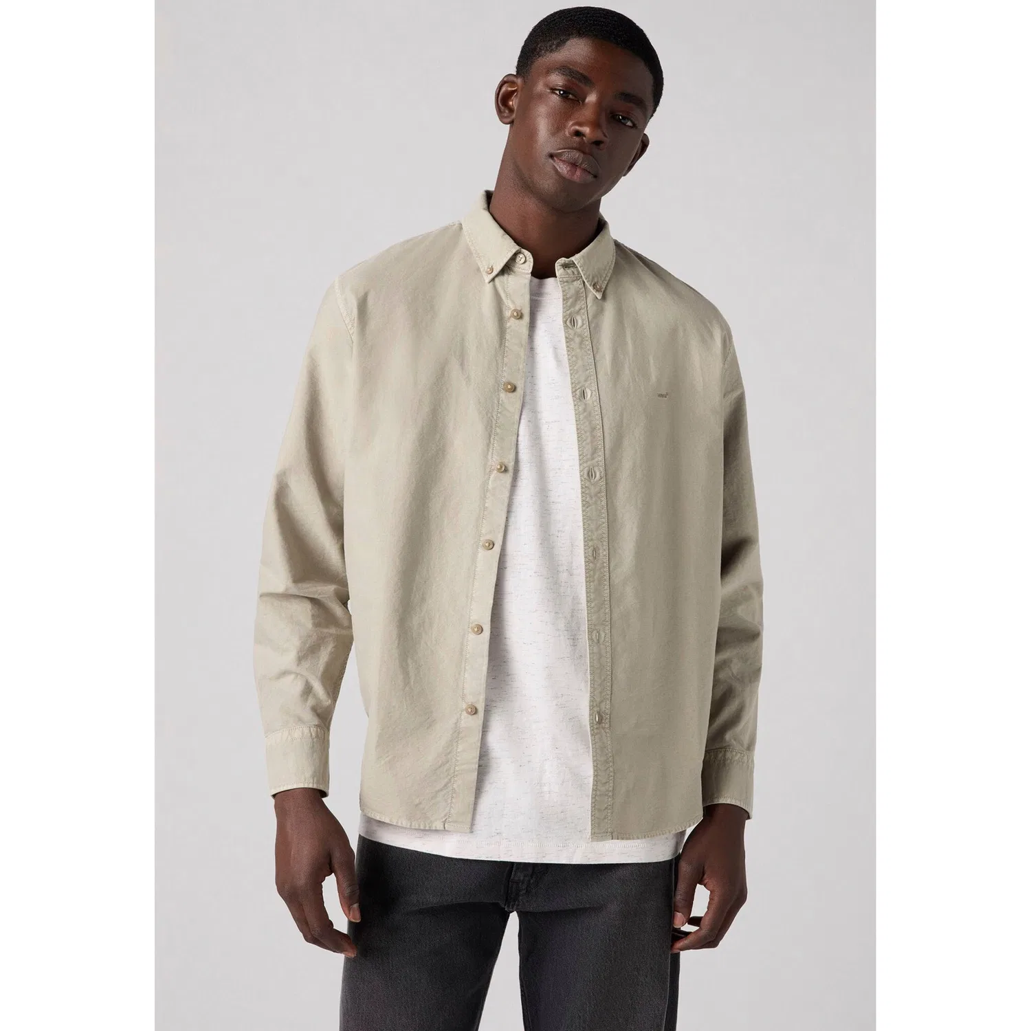 Мужская рубашка с длинным рукавом Authentic Button Down Levi's, Colby Vintage Khaki