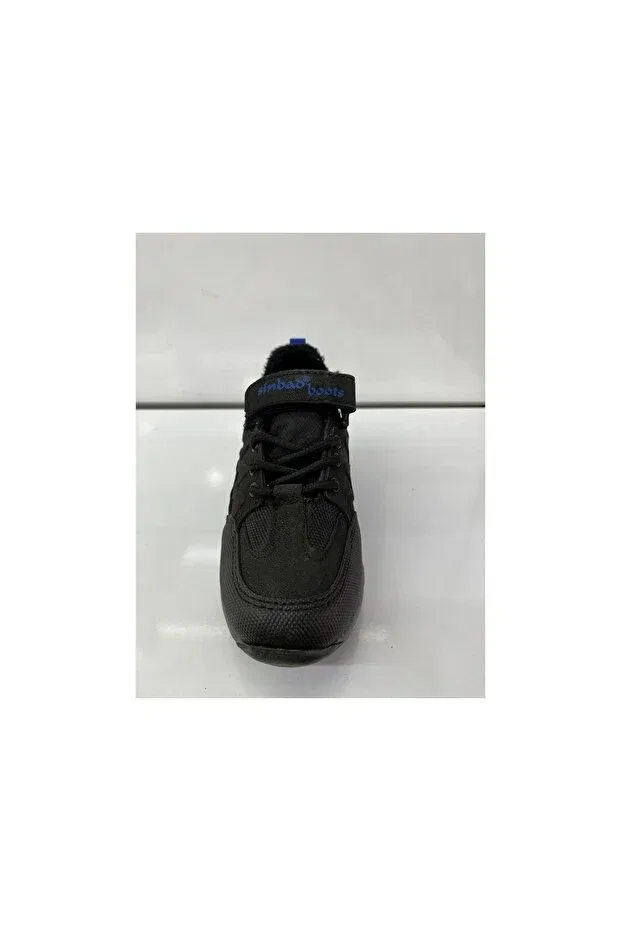 Детские ботинки для мальчиков на шнуровке Eymen Shoes, Black — фото 2