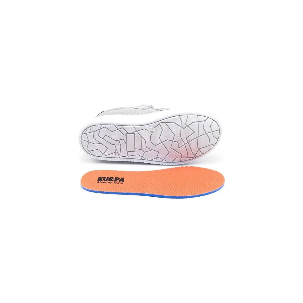 Детские кроссовки унисекс на шнурках и липучке с кожаным видом, KP-6002 KU&PA SHOES — фото 3