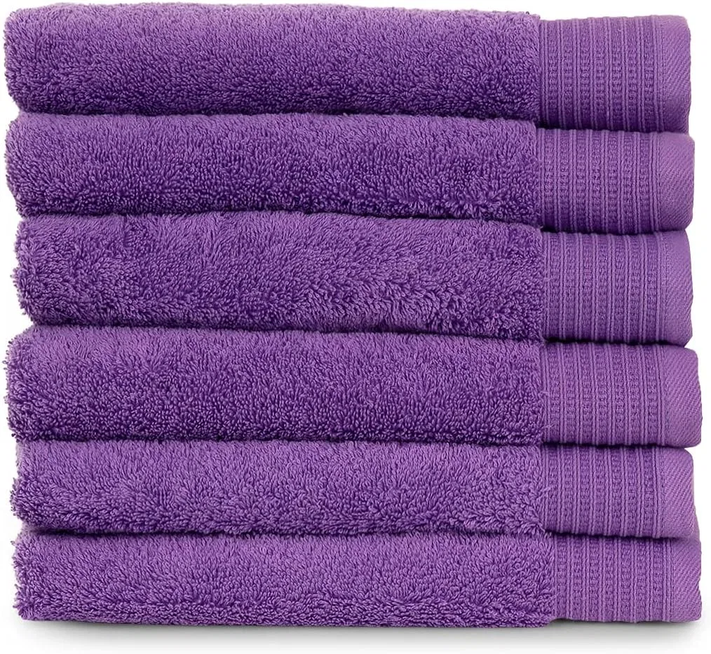 Полотенце для рук из органического хлопка, TowelSelections, набор 6 шт, 40x71 см, English Lavender
