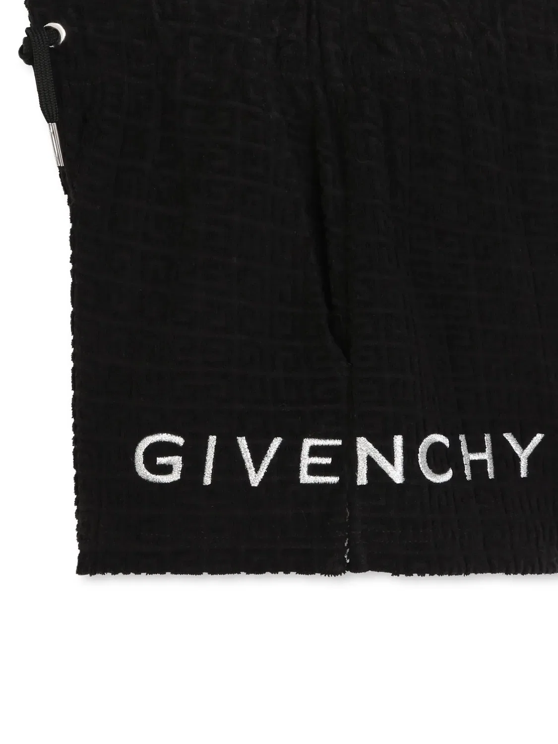 Жаккардовые махровые шорты 4G Givenchy, черный — фото 3