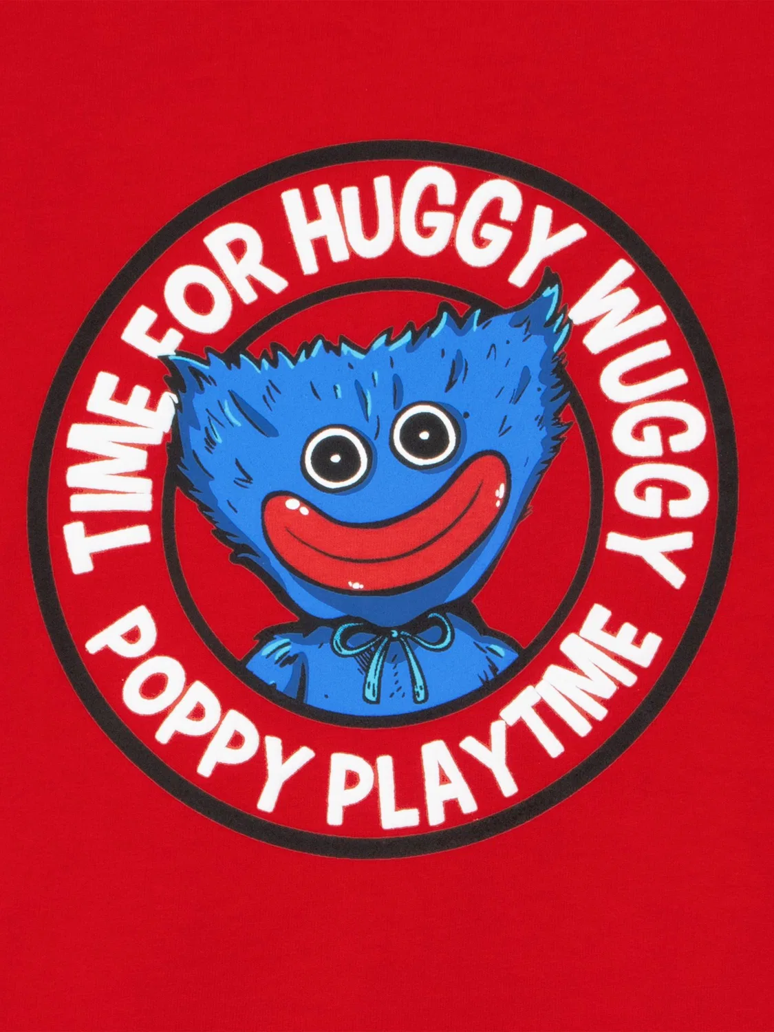 Свитшот с Хагги Вагги, Poppy Playtime Character, красный — фото 3