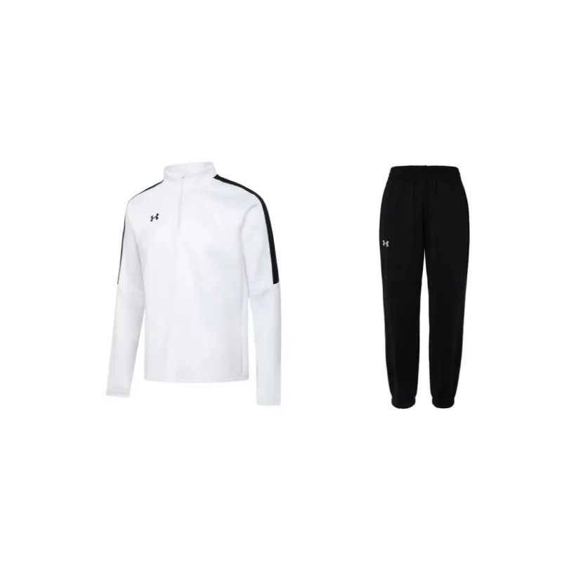 Детский комплект из свитшота и брюк Unisex Under Armour, Black/White