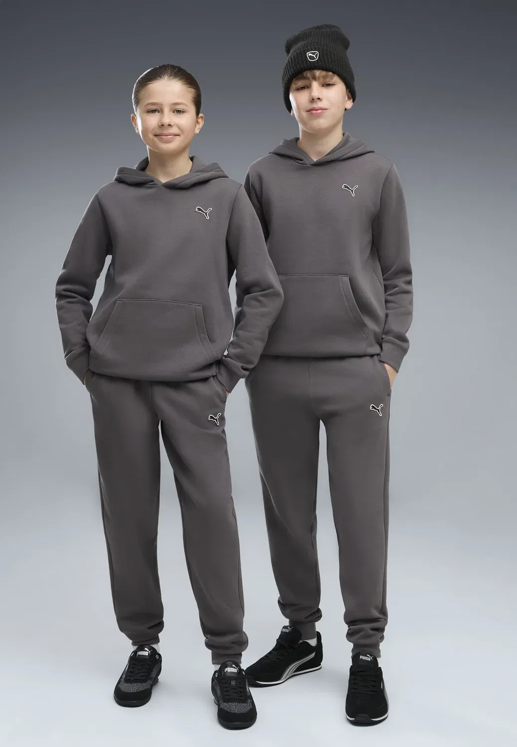 Спортивные штаны Essentials с высокой посадкой, унисекс Puma, Moody Gray — фото 2