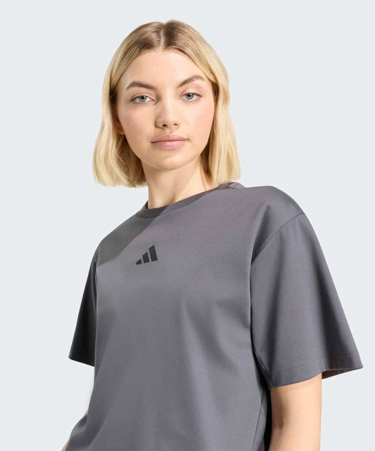 Женская футболка с коротким рукавом Z.N.E. Adidas, Серый — фото 3