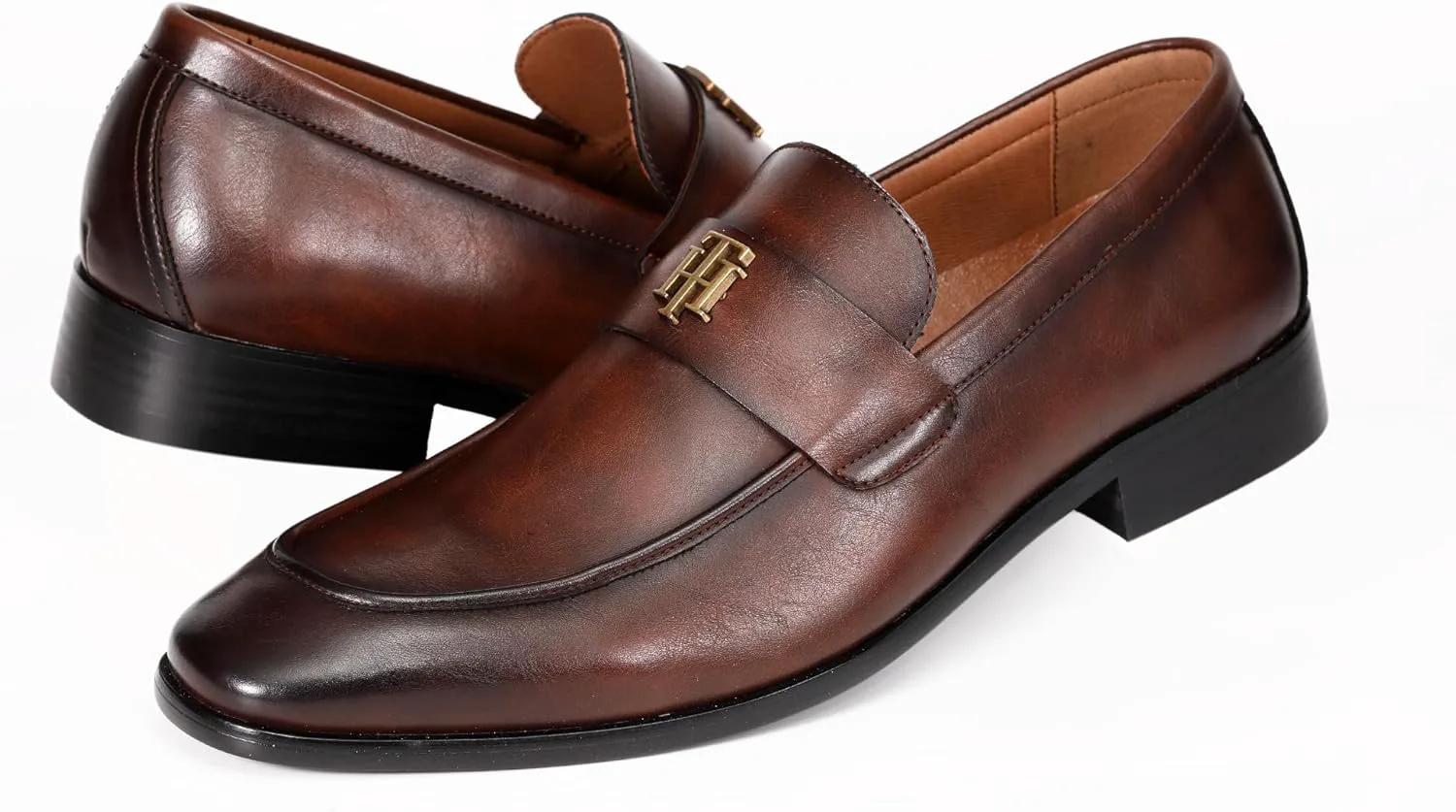 Мужские лоферы Tommy Hilfiger Sawlin, темно-коричневый — фото 4