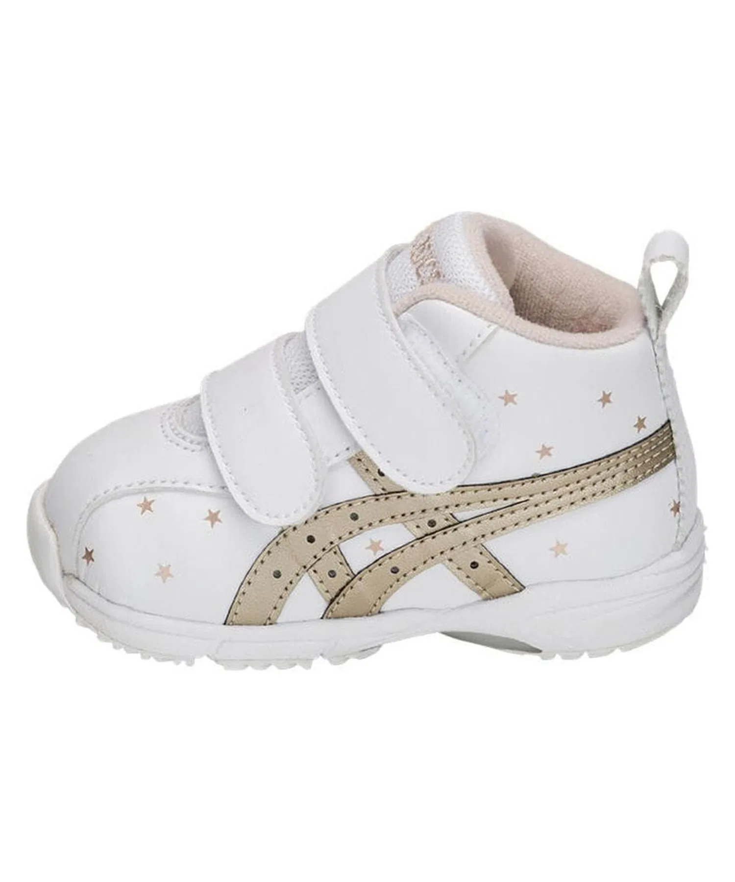 Детские кроссовки SUKUSUKU GD.RUNNERBABY SL-MID 1144A004 белые с золотом — фото 3