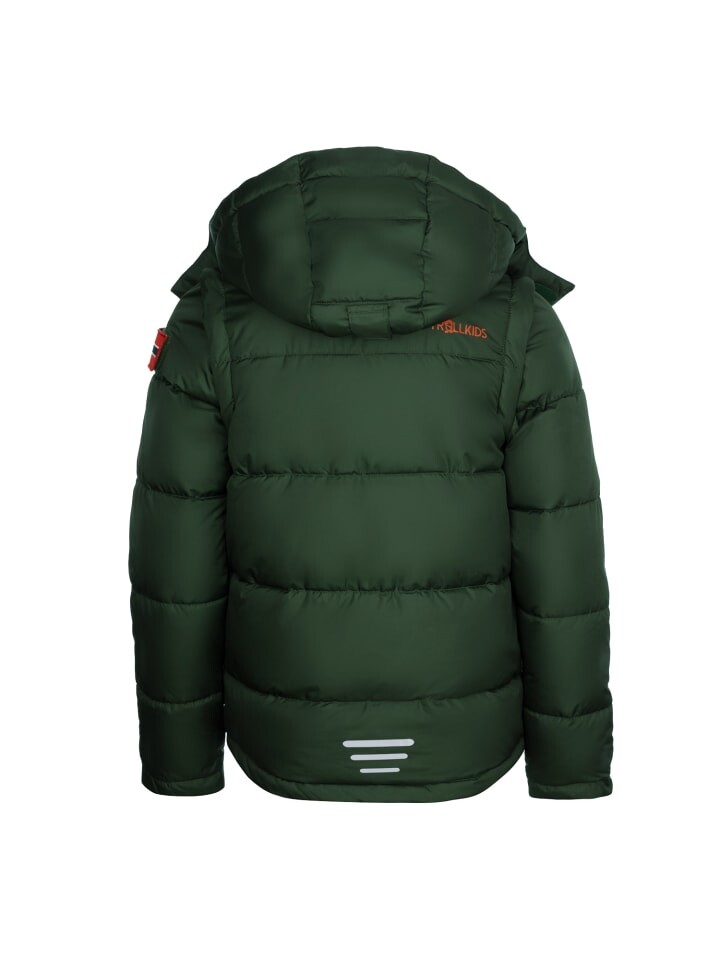 Зимняя куртка Trollkids Holmdalen XT, цвет forest green — фото 2