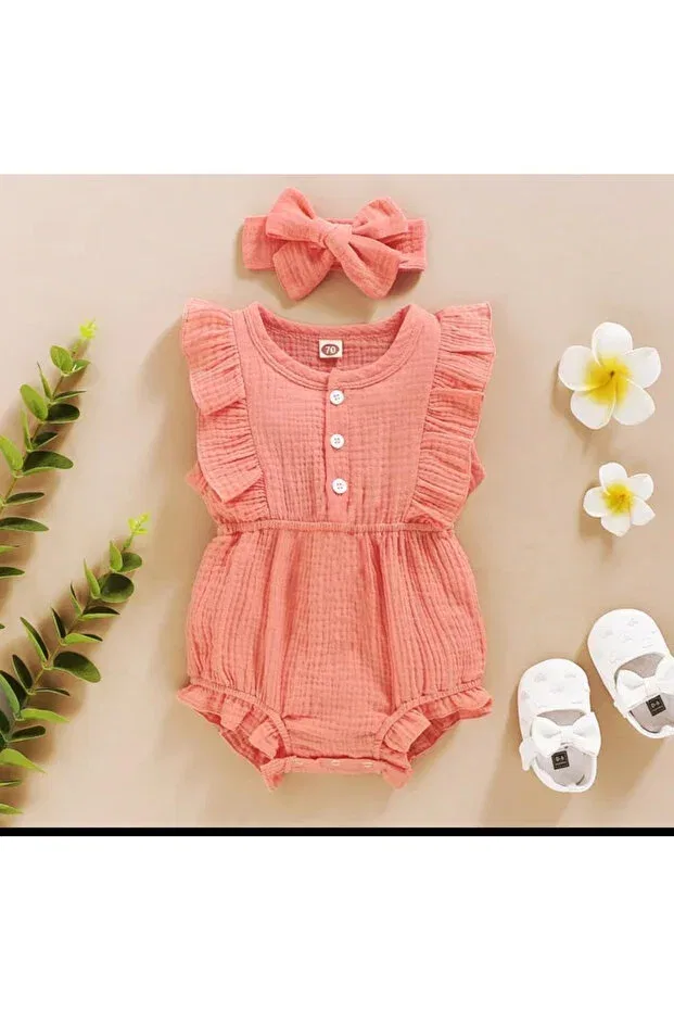 Детский комбинезон хлопковый Bubito, Pink