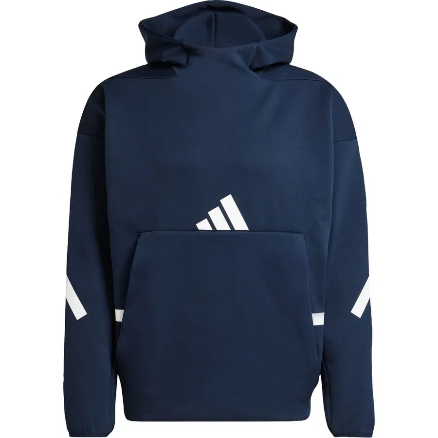 Мужской свитшот с капюшоном Loose Fit Z.N.E. HD adidas, Синий — фото 3