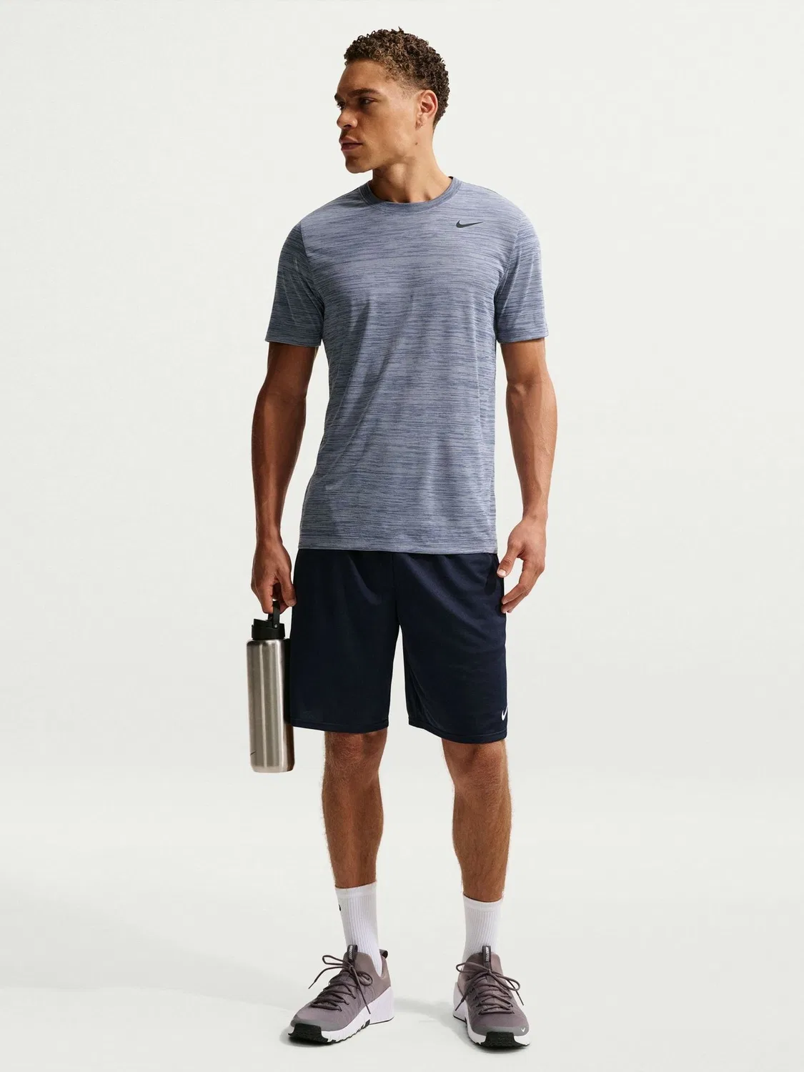 Шорты тренировочные Dri-FIT Flex 9 дюймов Nike, синие