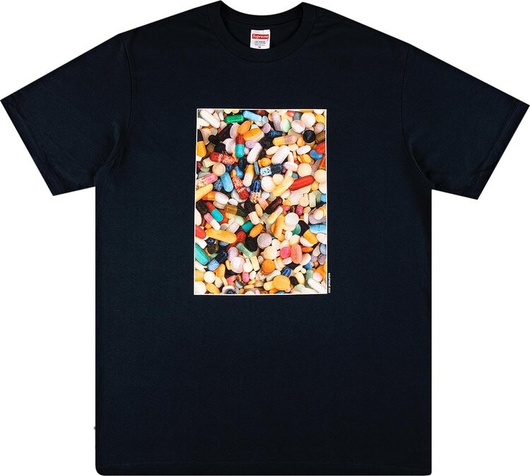 

Футболка Supreme Pills Tee 'Navy', синий