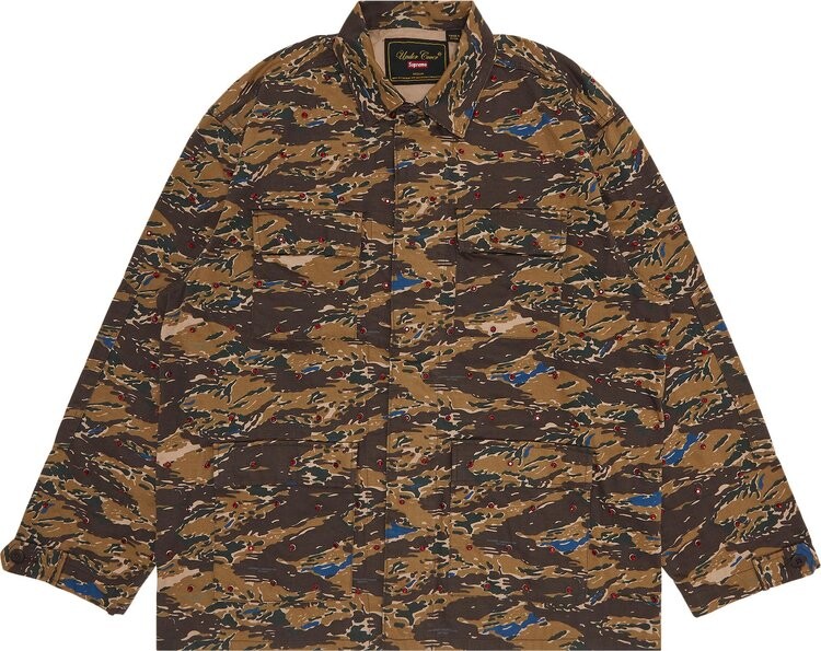 

Куртка Supreme x UNDERCOVER Studded BDU Jacket Brown, коричневый