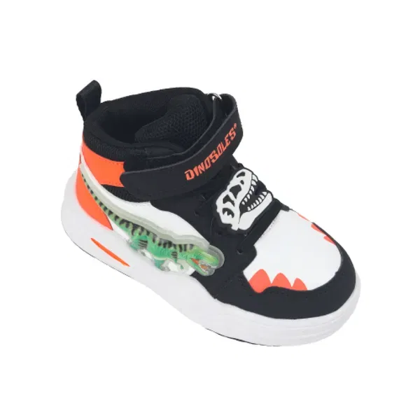 Кроссовки T-Rex Skeleton Mid, Dinosoles, черный