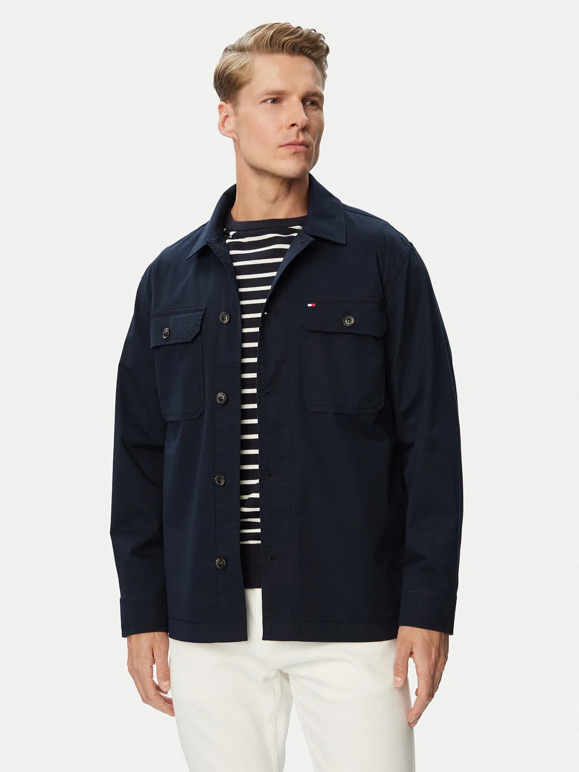 Мужская демисезонная куртка стандартного кроя Blend Tommy Hilfiger, темно-синий
