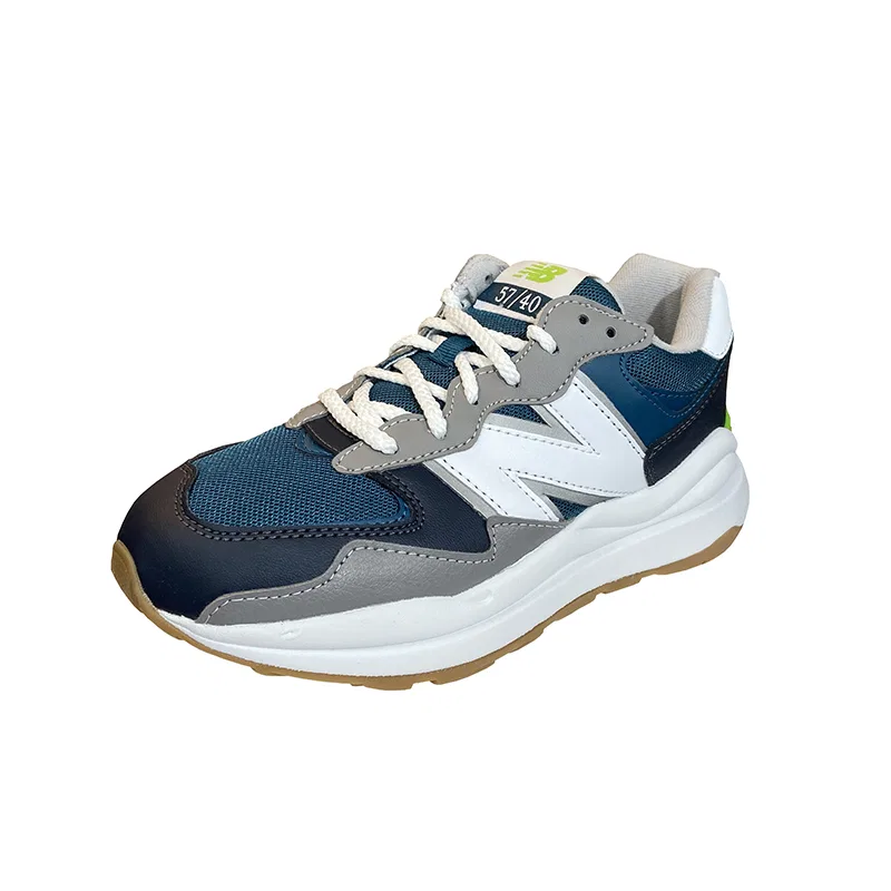 Детские кроссовки с амортизацией New Balance NB 57/40, Blue White Gray — фото 3