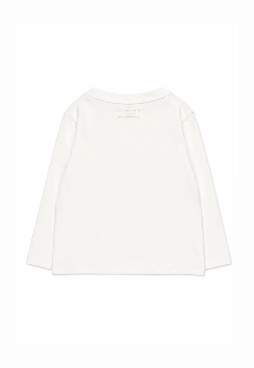 Футболка - топ с длинными рукавами Stella Mccartney Kids, Ivory — фото 2