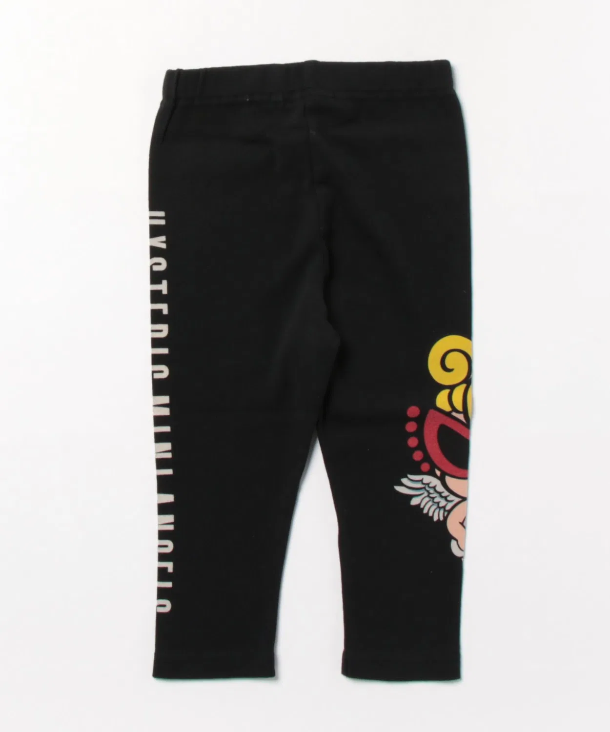 Детские леггинсы длиной 5/8 с принтом ANGEL MINI WITH HEART HYSTERIC MINI, Black — фото 2