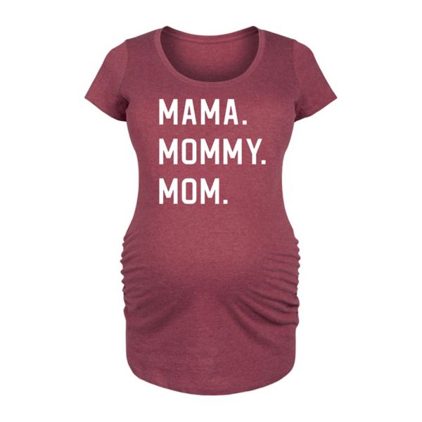 

Футболка с принтом для мамы и семьи Unbranded, красный