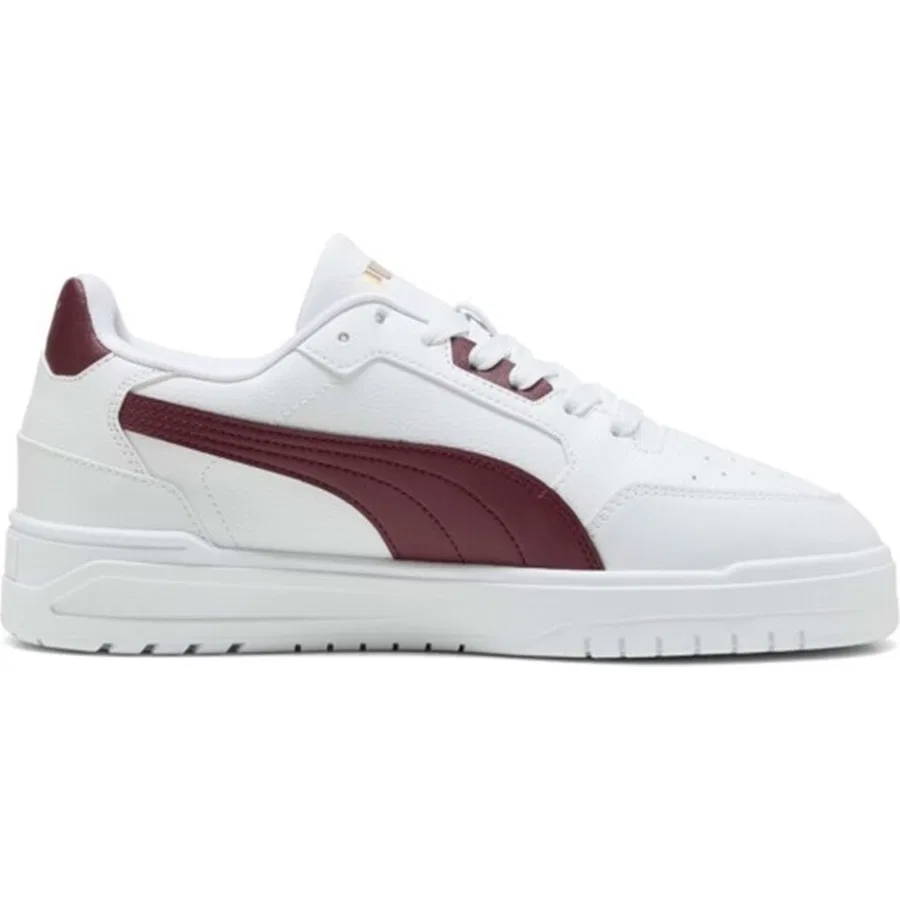 Кеды повседневные из натуральной кожи с плоской подошвой Old Skool Puma, Белый — фото 2