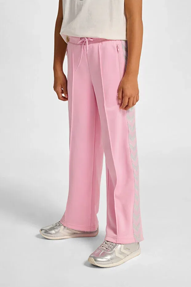 Детские спортивные штаны для девочек с широкой штаниной Hummel, Pink
