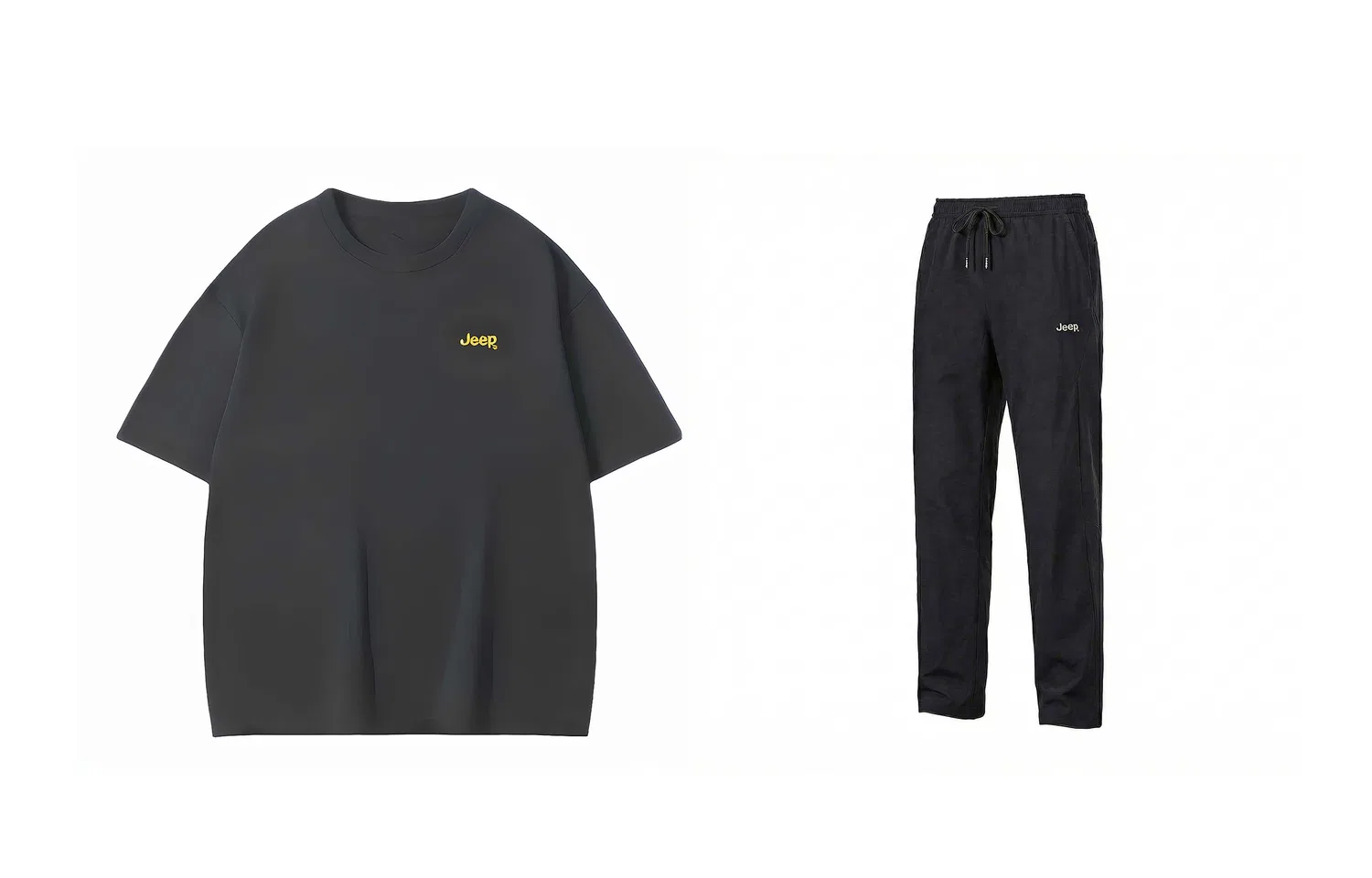 Детский комплект из худи и брюк Jeep Urban Casual Sportswear Unisex, Iron Grey/Black