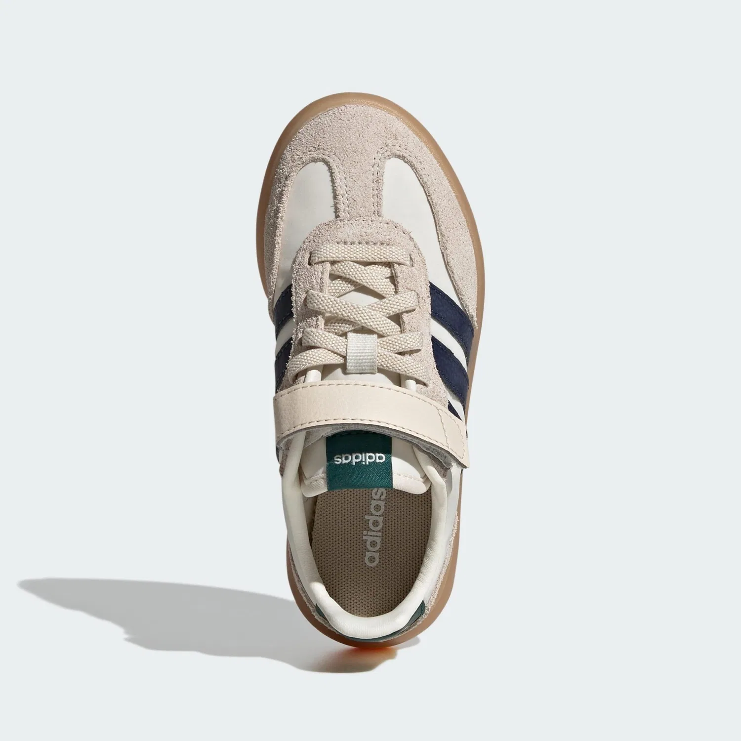 Детские кроссовки с кожаным верхом Barreda Decode Adidas, Weiss Navyblau Grun — фото 2