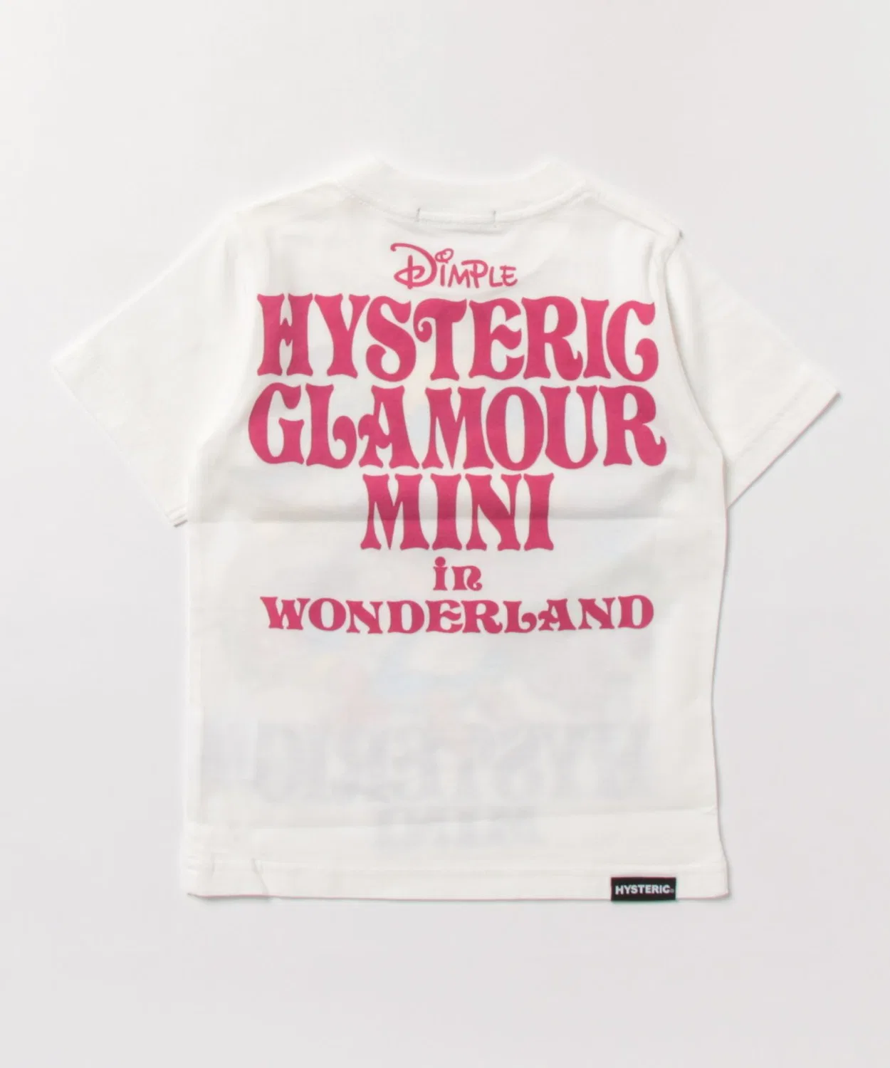 Детская футболка с принтом HYSTERIC MINI IN WONDERLAND HYSTERIC MINI, Белая — фото 2