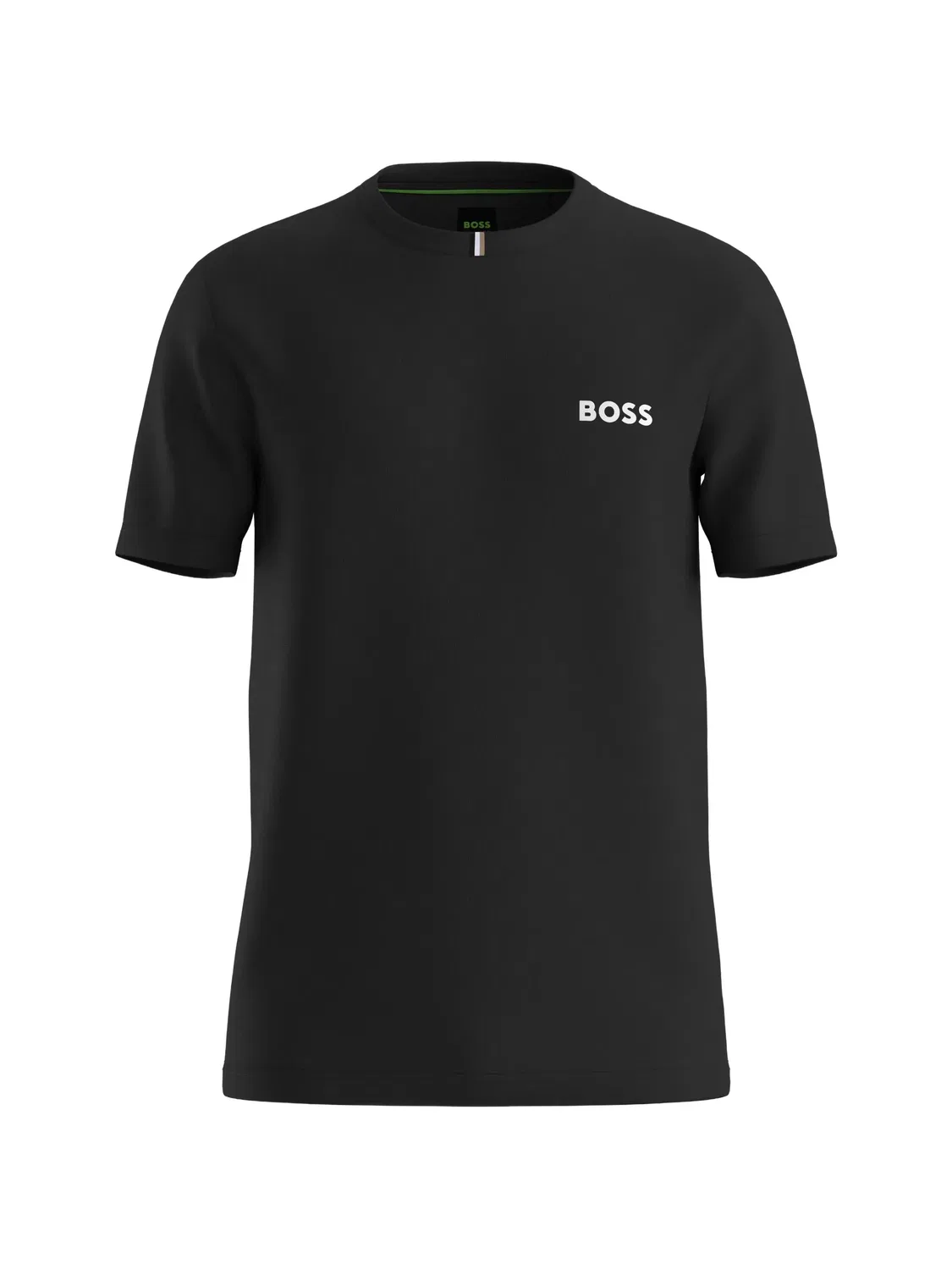 Футболка с полосками BOSS, черный