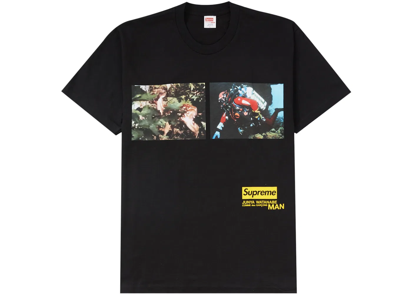 Мужская футболка с принтом Nature Tee Supreme, Black